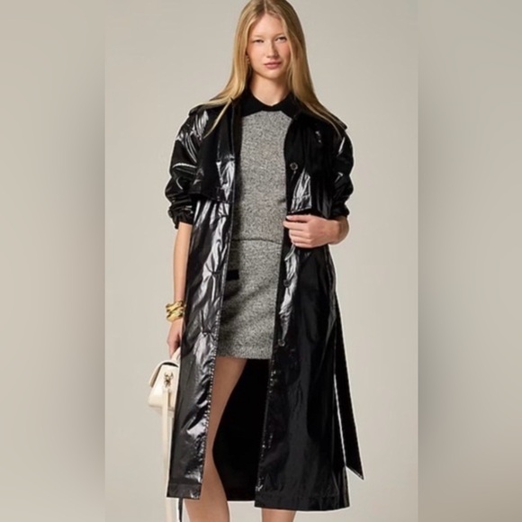 J. Crew Jackets & Blazers - J. Crew Rain or Shine Trench Coat Black Size Small NWT